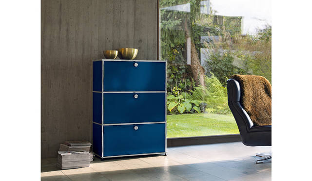 キャビネット　ジェンシャンブルー