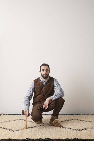 Leather Vest 8万1000円、B.D Shirts 2万4840円、Explorer Pants 2万4840円