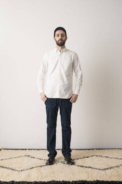 Ikamune Shirts 2万1600円、Explorer Pants 2万4840円、Felt Cap 8640円、Oxford Shoes参考商品