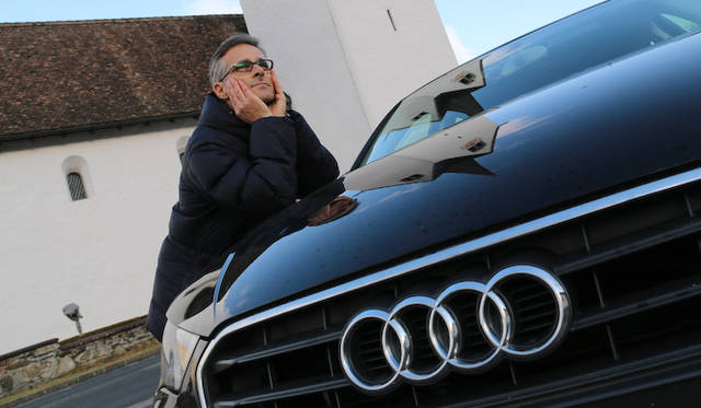 <strong>第9回　特別欧州篇　レナート・ベルガミン氏×フォルクスワーゲン パサート V5 4モーション</strong>20年ほど前、レナート・ベルガミン氏自らがディレクションして建てた邸宅。研究しているジャコメッティとおなじ20世紀現代美術のエッセンスをふんだんに盛り込むよう、建築家と徹底的に詰めたという