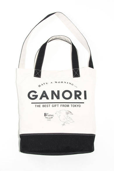 「B:MING LIFE STORE by BEAMS」×グラノーラ専門店 「GANORI」 コラボアイテム<br />トートバッグ（W33×H42×D12cm）7020円