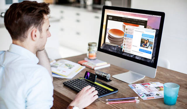 <strong>Logicool｜ロジクール</strong>　「ロジクール Bluetooth® マルチデバイス キーボード K480」（※本製品画像はU.S.キーレイアウト版です。国内モデルは日本語版レイアウトとなります）