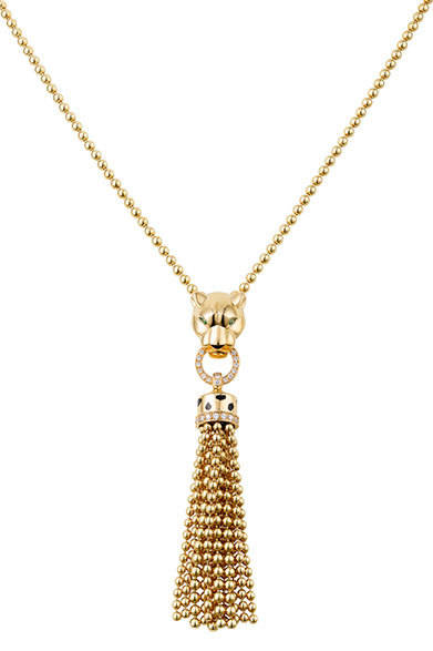 パンテールのヘッドを用いたゴールドネックス  270万円 © Cartier