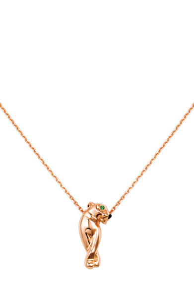 小降りのパンテールのヘッドを用いたゴールドネックレス 33万4800円 © Cartier