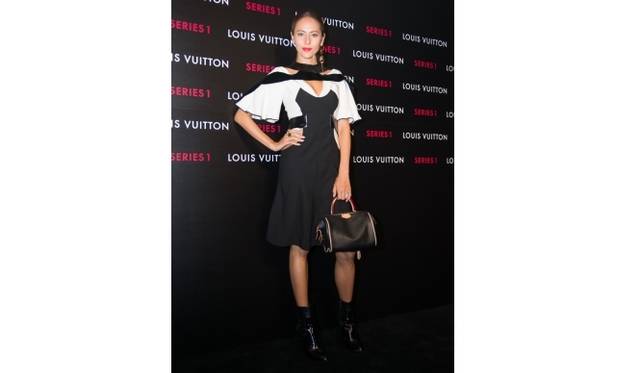 <strong>LOUIS VUITTON｜「SERIES 1 – THAT WAS THEN, THIS IS NOW」エキシビション</strong>　モデルの道端ジェシカ ©LOUIS VUITTON / Shoichi Kajino