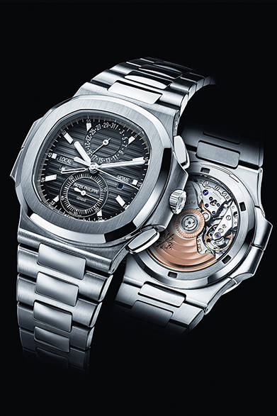 自動巻き、SSケース、ケースサイズ径（10-4時方向）40.5mm、120m防水、539万円（税抜）<br /><br />パテック フィリップ ジャパン・インフォメーションセンター<br />Tel. 03-3255-8109