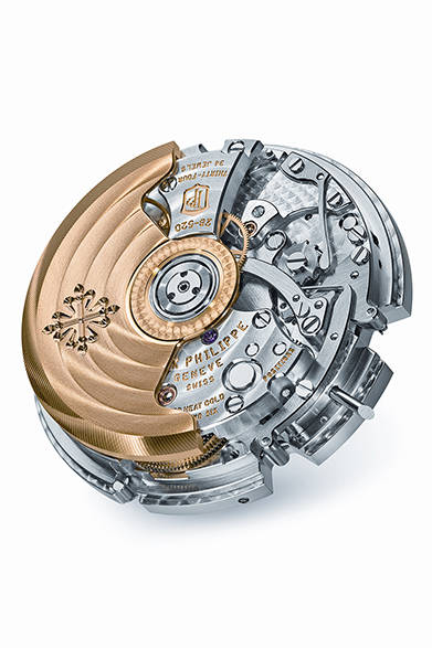 自動巻き、SSケース、ケースサイズ径（10-4時方向）40.5mm、120m防水、539万円（税抜）<br /><br /><strong>自動巻クロノグラフ ムーブメント Cal.CH 28-520 C FUS</strong><br />直径31mm、部品総数370個<br /><br />パテック フィリップ ジャパン・インフォメーションセンター<br />Tel. 03-3255-8109