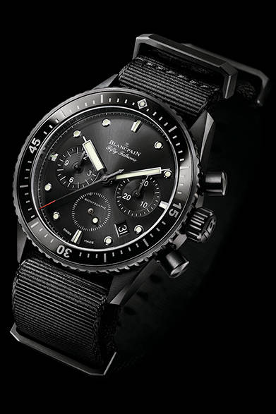 自動巻、セラミックケース、50時間パワーリザーブ、ケースサイズ直径43.6mm 、300m防水、160万円（税抜）　<br /><br />ブランパン ブティック銀座<br />Tel. 03-6254-7233