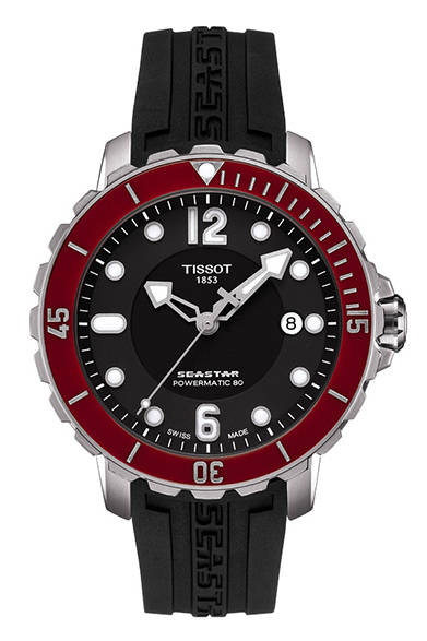 自動巻き、SSケース、ケースサイズ直径42mm 、300m防水、9万円（税抜）<br /><br />スウォッチ グループ ジャパン ティソ事業本部<br />Tel. 03-6254-7361