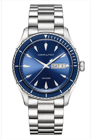 クォーツ、SSケース、ケースサイズ直径42mm、100m防水、7万4000円（税抜）、11月発発売予定<br /><br />ハミルトン／スウォッチ グループ ジャパン<br />Tel. 03-6254-7371