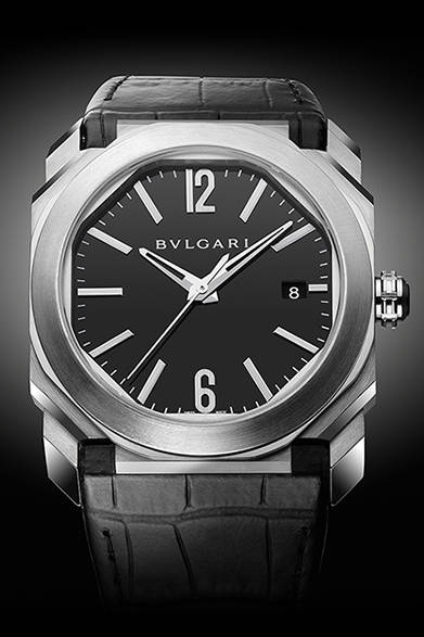 自動巻き、SSケース、ケースサイズ直径38mm径、100m防水、72万円（税別）<br /><br />ブルガリ ジャパン<br />Tel. 03-6362-0100