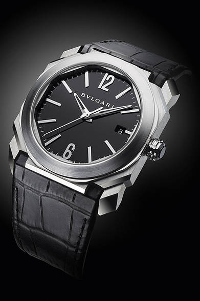 自動巻き、SSケース、ケースサイズ直径38mm径、100m防水、72万円（税別）<br /><br />ブルガリ ジャパン<br />Tel. 03-6362-0100