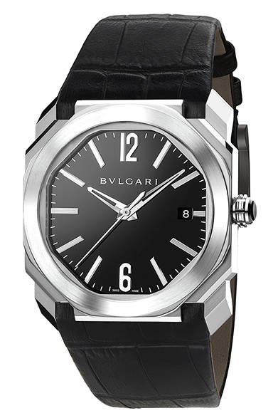 自動巻き、SSケース、ケースサイズ直径38mm径、100m防水、72万円（税別）<br /><br />ブルガリ ジャパン<br />Tel. 03-6362-0100