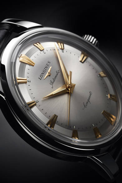 自動巻き、SSケース、ケースサイズ直径35mm、18万1000円（税抜）<br /><br />スウォッチ グループ ジャパン ロンジン事業本部<br />Tel. 03-6254-7351