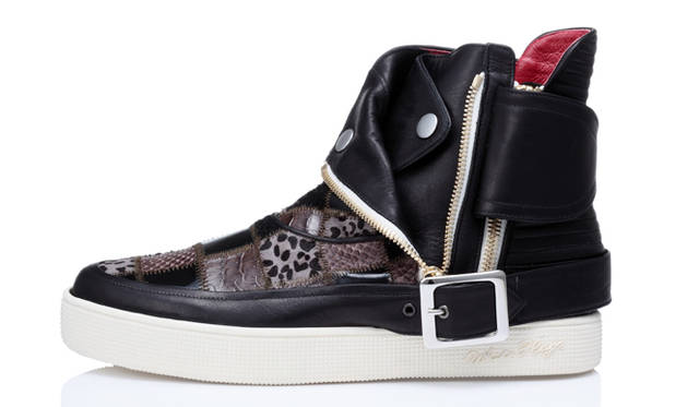 「Philip（フィリップ）」Black Leopard Patchwork 7万6680円