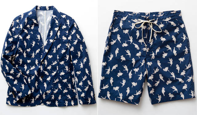 <strong>IKIJI｜イキジ</strong>　左／ジャケット3万240円、右／ショーツ1万4040円