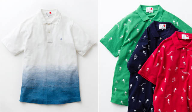 <strong>IKIJI｜イキジ</strong>　左／ポロシャツ1万6200円、右／ポロシャツ各1万4040円