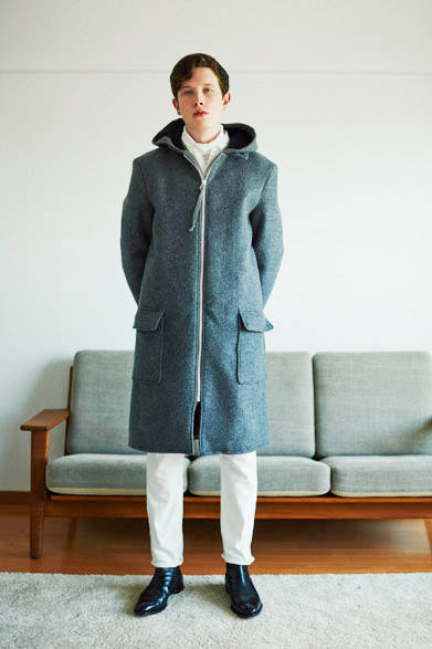 double face zip up hooded coat 7