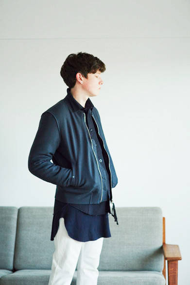 double face zip up hooded coat 7