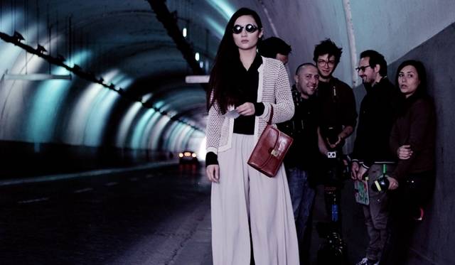 <strong>GIORGIO ARMANI｜「Films of City Frames」トロント国際映画祭にてワールドプレミア開催</strong>　撮影風景（ローマ）　