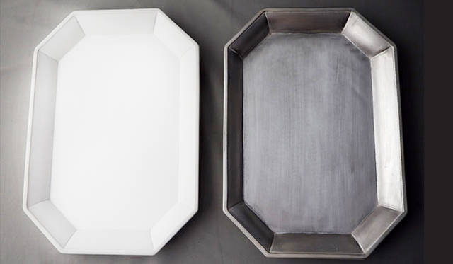 左／プレート 7560円、右／プレート シルバー 1万800円