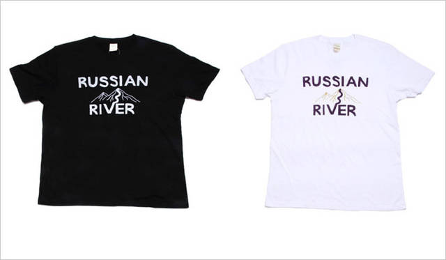 RIVER-TEE “RUSSIAN”各5400円（SSTT Equipment）