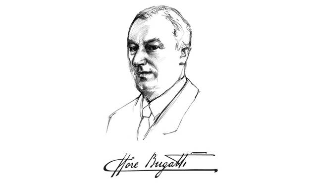 29_legend_ettore_bugatti ブガッティ社の創業者、エットーレ・ブガッティ氏の肖像画