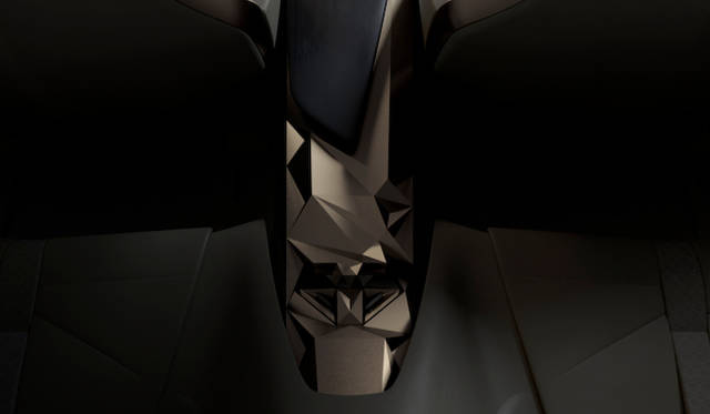 citroen_divine_ds_096 「Fatale Punk」は、ロックスタイルをイメージ。クリスタルのスタッズのはいったキルティング状のレザーでダッシュボードは覆われ、ドアの内貼りはスワロフスキー クリスタル ファブリックがきらめく