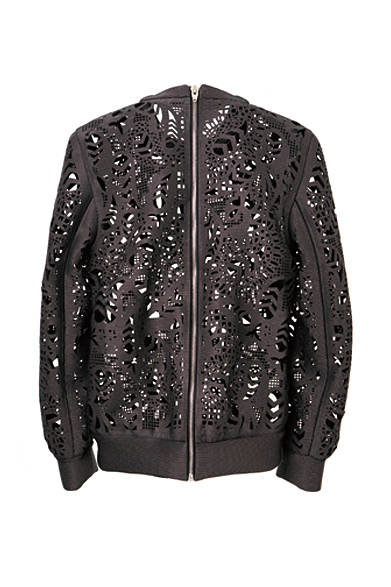 OVERSIZED CREWNECK PULLOVER WITH LASER CUT PAISELY　24万円（税抜）