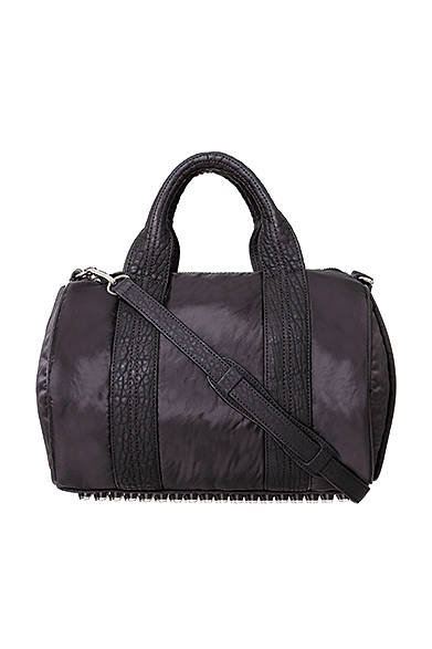 ROCC0 BLACK SHINY PADDED BRUSHED NYLON　12万円