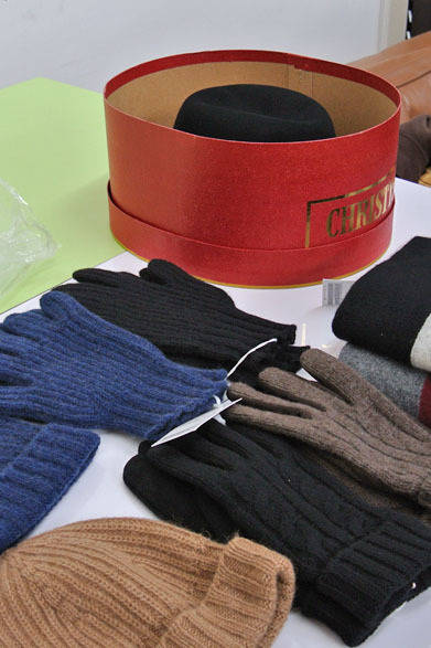 撮影スタジオにて