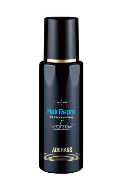 髪を外側から育てる育毛剤。髪の成長を司る成長因子に働きかける成分を配合し、髪が発毛しやすい、育ちやすい状態へと促す。ヘアリプロ 薬用育毛剤スカルプグロウF（医薬部外品） 9720円