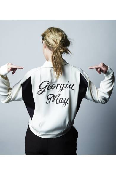 Bowling Shirt Almond<br />商品単価｜4万8000円、刺繍加工料｜6000円<br />TOTAL｜5万4000円（税抜）