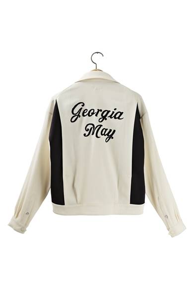 Bowling Shirt Almond<br />商品単価｜4万8000円、刺繍加工料｜6000円<br />TOTAL｜5万4000円（税抜）