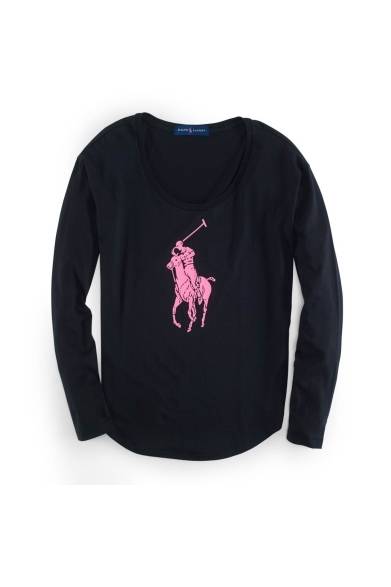 ピンク ポニー ポロ 長袖シャツ　7000円（税抜）