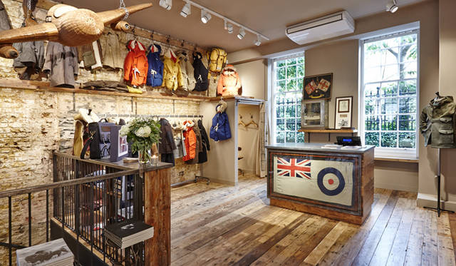 ロンドン・コベントガーデン「Nigel Cabourn THE ARMY GYM London Store」