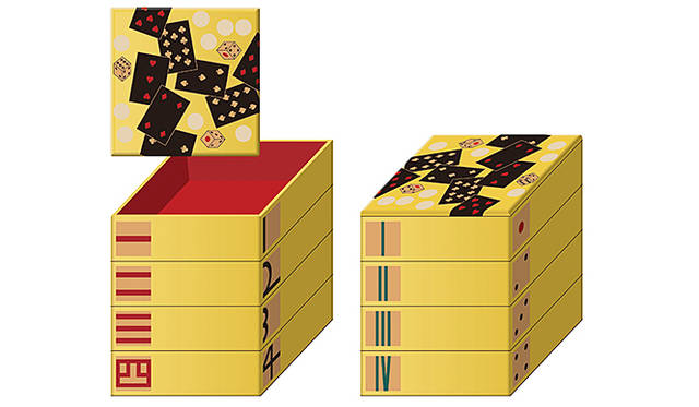 カジノ重箱-金(服部一成デザイン)