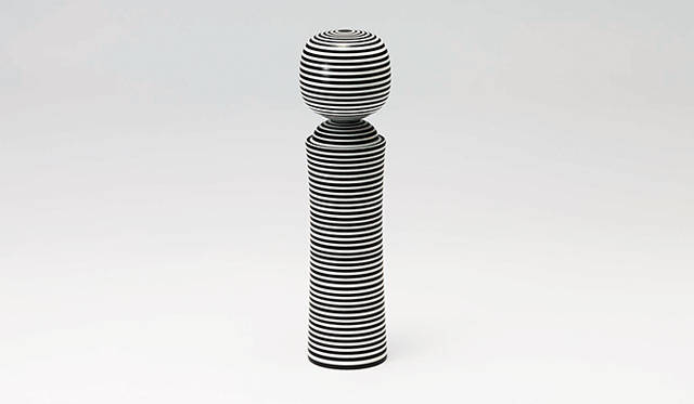 ストライプこけし(浅葉克己デザイン)