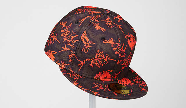 先行発売されるニューエラとの新作のキャップ。7500円（税抜）
