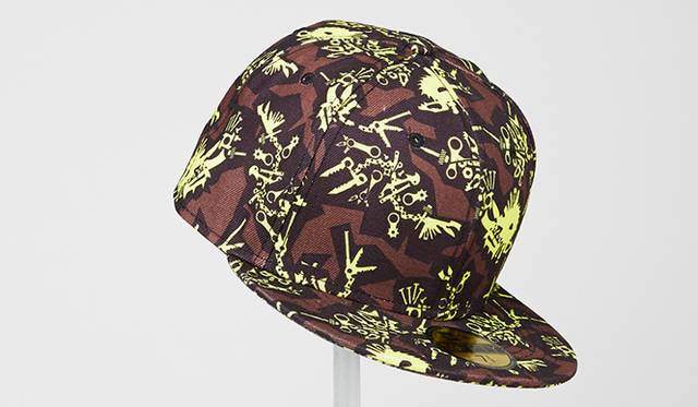 先行発売されるニューエラとの新作のキャップ。7500円（税抜）