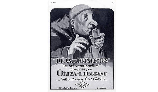 1920年に発売された「デジャ ル プランタン」の当時のポスター