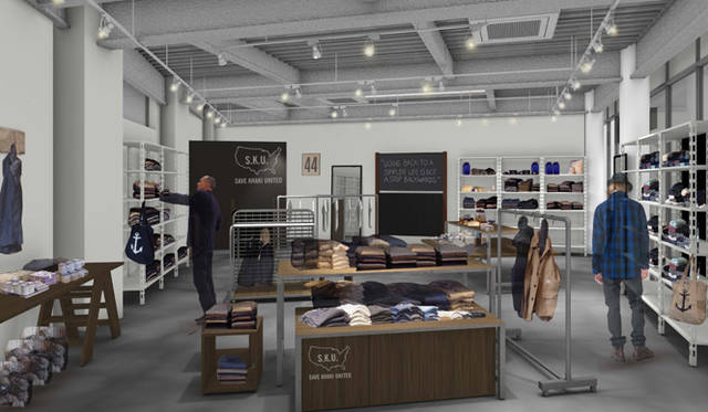 東京・渋谷に誕生した「セーブ カーキ ユナイテッド リミテッド ストア」のイメージ画像