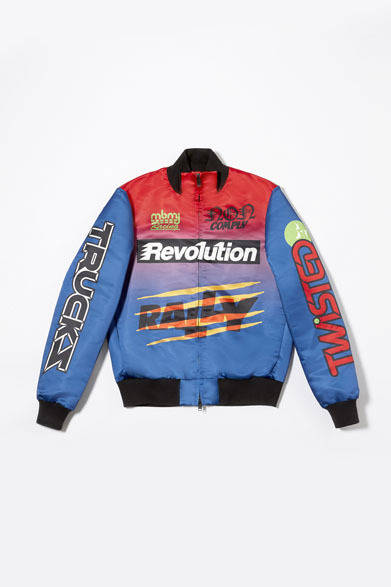 マーク BY マーク ジェイコブス メンズ原宿限定商品「SAMURAI SATIN ZIP-UP JACKET」6万8040円