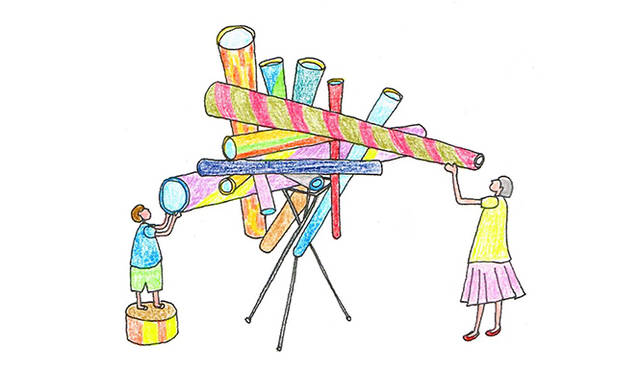 大西麻貴＋百田有希/o + h「望遠鏡のおばけ」 