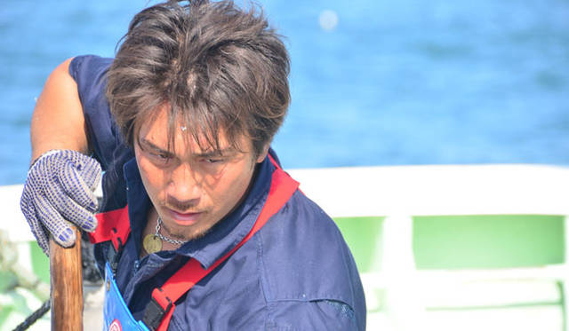 震災後早い時期に定置網漁を再開した大友康広氏