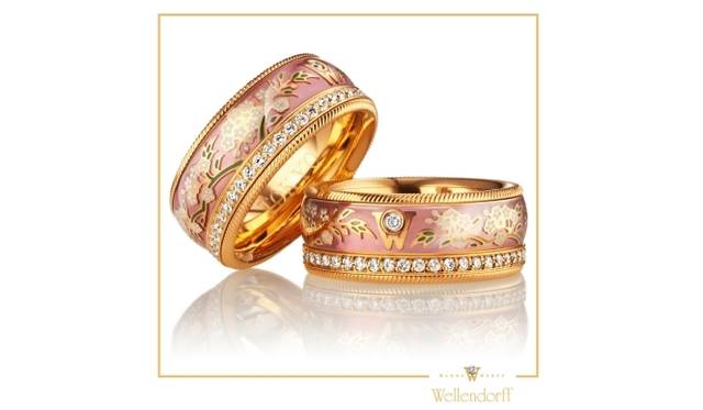 TOKYO RING　K18YG、ダイヤモンド、ウェレンドルフエマイユ　207万円（税抜）