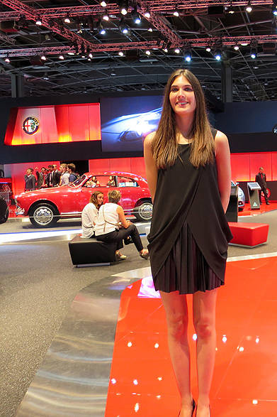 アルファロメオのひとはイメージに合っているかんじ