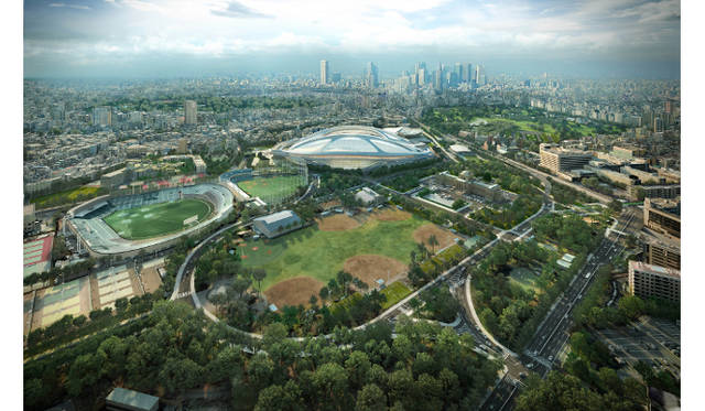 〈新国立競技場〉東京　2012-　© Zaha Hadid Architects