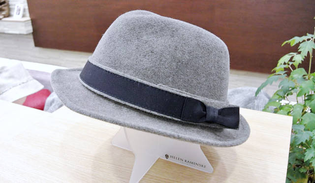 “Styled by you for XY （スタイルド・バイ・ユー・フォー・エックスワイ）”<br />ラビットファーフェルトのフェドラ帽「Vander」スレートメランジェ（グレー）