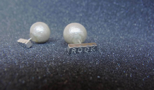 「大山 貴子」　シルバーキャッチのパールピアスを作るワークショップ